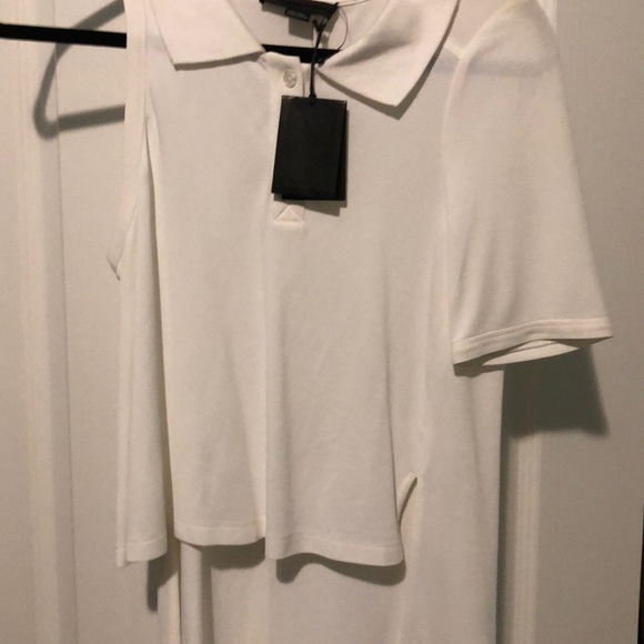 Alexander McQueen Tops - Alexander McQueen asymmetrical top